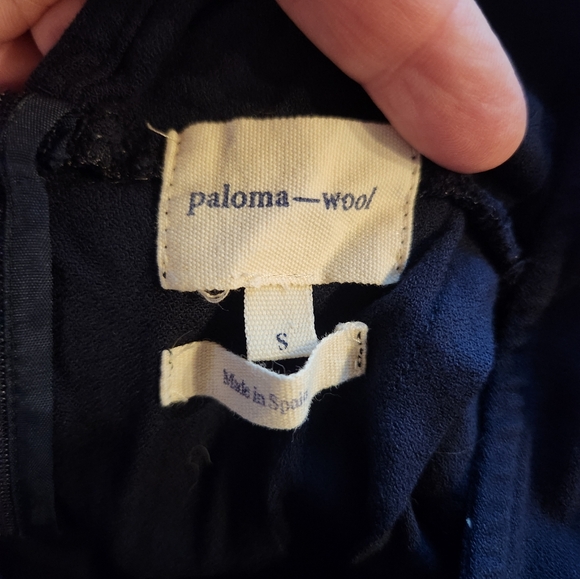 Navy Blue Printed Jumpsuit - Picture 7 of 8